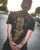 Sullen Golden Panther Dagger Rose Neon Flowers Tattoos Art T Shirt SCM3036 Sullen Golden Panther Dagger Rose Neon Flowers Tattoos Art T Shirt SCM3036