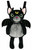 Restyle Green Eyed Cat Demon Bat Wings Mascot Gothic Witch Punk Plush Backpack Restyle Green Eyed Cat Demon Bat Wings Mascot Gothic Witch Punk Plush Backpack