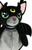 Restyle Green Eyed Cat Demon Bat Wings Mascot Gothic Witch Punk Plush Backpack Restyle Green Eyed Cat Demon Bat Wings Mascot Gothic Witch Punk Plush Backpack
