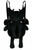 Restyle Green Eyed Cat Demon Bat Wings Mascot Gothic Witch Punk Plush Backpack Restyle Green Eyed Cat Demon Bat Wings Mascot Gothic Witch Punk Plush Backpack