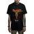 Mafioso Uzi Prayers Crucifix Jesus Guns Rose Petals Gangster Urban Black T Shirt Mafioso Uzi Prayers Crucifix Jesus Guns Rose Petals Gangster Urban Black T Shirt