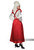 California Costumes Mrs Claus Pinafore Dress Adult Christmas Costume 5020-009 California Costumes Mrs Claus Pinafore Dress Adult Christmas Costume 5020-009
