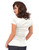 Steady Clothing Piped Sophia Rockabilly Retro Pinup Ivory Top Blouse RS57444