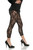 Underwraps Floral Lace Sheer Leggings Black Adult Womens Halloween Costume 28272