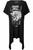 Killstar Rise Up Raise Hell Skull Gothic Punk Satanic Tunic Dress KSRA002517 Killstar Rise Up Raise Hell Skull Gothic Punk Satanic Tunic Dress KSRA002517