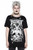 Killstar Firestarter Baphomet Satanic Gothic Punk Relaxed Top T Shirt KSRA002518 Killstar Firestarter Baphomet Satanic Gothic Punk Relaxed Top T Shirt KSRA002518