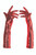 Underwraps Red Sequins Flapper Gloves Adult Womens Halloween Costume 28102