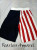 USA AMERICAN FLAG PATRIOTIC STARS STRIPES BOARD SHORTS BEACH SWIM TRUNKS S-3XL