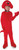 Underwraps Clifford the Big Red Dog Jumpsuit Childrens Halloween Costume 27665 Underwraps Clifford the Big Red Dog Jumpsuit Childrens Halloween Costume 27665