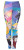 AUTHENTIC ADVENTURE TIME PARALLEL SKIES CARTOON NETWORK JUNIORS LEGGINGS XS-XL