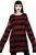 Killstar Freddy Krueger Gothic Punk Striped Oversized Knit Sweater K-KNT-U-1279 Killstar Freddy Krueger Gothic Punk Striped Oversized Knit Sweater K-KNT-U-1279