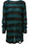 Killstar Sea Punk Teal Striped Gothic Emo Oversized Unisex Sweater KSRA001192 Killstar Sea Punk Teal Striped Gothic Emo Oversized Unisex Sweater KSRA001192