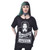 Heartless Wednesday Addams Homicidal Goth Emo Punk Womens Top T Shirt T-WEDHOM-B Heartless Wednesday Addams Homicidal Goth Emo Punk Womens Top T Shirt T-WEDHOM-B