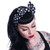 Rockabella Jolene 1950s Rockabilly Pinup Polka Dot Hair Bow Headband A-BHBAND-BW