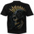 Spiral Direct Black Gold Skull Skeleton Tribal Mohawk Goth Punk T Shirt M031M101 Spiral Direct Black Gold Skull Skeleton Tribal Mohawk Goth Punk T Shirt M031M101