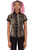 Killstar Cat Meow Leopard Print Punk Gothic Button Up Shirt Blouse KSRA003125 Killstar Cat Meow Leopard Print Punk Gothic Button Up Shirt Blouse KSRA003125