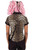 Killstar Cat Meow Leopard Print Punk Gothic Button Up Shirt Blouse KSRA003125 Killstar Cat Meow Leopard Print Punk Gothic Button Up Shirt Blouse KSRA003125
