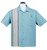 Steady Clothing Palm Springs Cocktail Blue Bowling Button Down Shirt ST35618 Steady Clothing Palm Springs Cocktail Blue Bowling Button Down Shirt ST35618