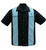Steady Clothing Classy Piston Rockabilly Bowling Aqua Button Down Shirt ST35327 Steady Clothing Classy Piston Rockabilly Bowling Aqua Button Down Shirt ST35327