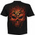 Spiral Direct Skull Blast Skeleton Explosion Fire Flame Goth T Shirt T152M101 Spiral Direct Skull Blast Skeleton Explosion Fire Flame Goth T Shirt T152M101