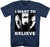 The X-Files I Want to Believe Agents Skully Mulder Aliens UFOs T Shirt XF0002 The X-Files I Want to Believe Agents Skully Mulder Aliens UFOs T Shirt XF0002