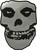 Misfits Punk Band Danzig Music Skull Fiend Silver Vinyl Back Patch P-2812-CHX Misfits Punk Band Danzig Music Skull Fiend Silver Vinyl Back Patch P-2812-CHX