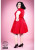 H&R LONDON POLKA DOT SWING 50'S RED VINTAGE PLUS+ PUNK PARTY PROM DRESS 14-22