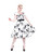 H&R LONDON GRAPHITE FLOWER OUTLINE 50s COCKTAIL HALTER CLASSIC PROM PUNK DRESS