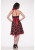 H&R LONDON CHERRY BLACK COCKTAIL 50s PINUP RETRO VINTAGE PUNK PROM PARTY DRESS