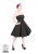 H&R LONDON BLACK BUSTIER COCKTAIL 50s PINUP RETRO VINTAGE PUNK PROM PARTY DRESS