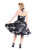 H&R LONDON GRAPHITE HALTER COCKTAIL 50s PINUP RETRO VINTAGE PUNK PARTY DRESS