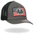 2nd Second Amendment American Flag USA Patriotic Skull Trucker Hat GSH1022 2nd Second Amendment American Flag USA Patriotic Skull Trucker Hat GSH1022