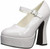 Ellie Mary Jane Halloween Costume White 5" Heels Platform Pump Shoes 557-EDEN