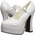 Ellie Mary Jane Halloween Costume White 5" Heels Platform Pump Shoes 557-EDEN