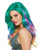 Dreamgirl Jewel Tone Rainbow Wavy Hair Wig Adult Womens Halloween Costume 11885 Dreamgirl Jewel Tone Rainbow Wavy Hair Wig Adult Womens Halloween Costume 11885
