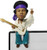 Kollectico Jimi Hendrix Classic Rock Musician Guitar Bobblehead Buddy BBJMHNDRX