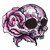 Lethal Angel Floral Skull Roses Flowers Goth Motorcycle Punk Biker Patch FS12005 Lethal Angel Floral Skull Roses Flowers Goth Motorcycle Punk Biker Patch FS12005