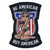 Lethal Threat Be American Buy American Flag Pinup Patriotic Biker Patch MN32047 Lethal Threat Be American Buy American Flag Pinup Patriotic Biker Patch MN32047