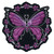 Lethal Angel Butterfly Chain Flowers Floral Motorcycle Biker Large Patch LT30177 Lethal Angel Butterfly Chain Flowers Floral Motorcycle Biker Large Patch LT30177