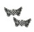 Alchemy of England Gothic Bullet for my Valentine Wings Logo Studs Earrings PE12