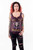 Lethal Angel Roadhouse Bull Skull Biker Wild Free Lace Up Tank Top Shirt LA20595 Lethal Angel Roadhouse Bull Skull Biker Wild Free Lace Up Tank Top Shirt LA20595