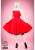 H&R LONDON RED WHT STRAP COCKTAIL HALTER 50s PINUP RETRO PUNK VINTAGE PROM DRESS