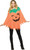 Fun World Pumpkin Poncho Jack-O-Lantern Autumn Halloween Costume 90384