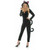 Underwraps Black Cat Jumpsuit Feline Catsuit Meow Sexy Halloween Costume 28210