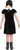 Fun World Gothic Girl Wednesday Addams Family Child Halloween Costume 112602 Fun World Gothic Girl Wednesday Addams Family Child Halloween Costume 112602