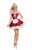 Party King Glam Nurse Sexy Sequin Hot Cosplay Hospital Halloween Costume PK1944