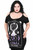 Killstar Coven Witch Goat Devil Magic Spell Distressed Top Shirt KSRA003803 Killstar Coven Witch Goat Devil Magic Spell Distressed Top Shirt KSRA003803