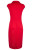 VOODOO VIXEN MAGGIE LOU CLASSIC WAVY DETAIL BUTTON UP PENCIL RED DRESS S-XL