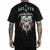 Sullen Zap Dagger Skull Sword Roses Punk Art Tattoo Inked Shirt SCM3606