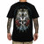 Sullen Daggers And Tigers Skull Swords Tattoo Ink Wild Biker Shirt SCM3662 Sullen Daggers And Tigers Skull Swords Tattoo Ink Wild Biker Shirt SCM3662